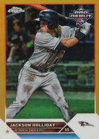 2023 Topps Pro Debut #PDC7 Jackson Holliday Chrome-Gold Baseball Card
