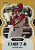 2007 Finest #70 Ken Griffey Jr. Gold Refractor Baseball Card