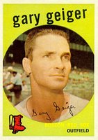 1959 Topps #521 Gary Geiger Baseball Card