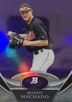 2011 Bowman Platinum Prospects #BPP83 Manny Machado Purple Refractor Baseball Card