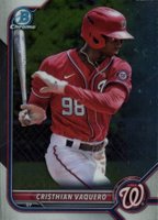 2022 Bowman Draft #BD64 Cristhian Vaquero SP Baseball Card