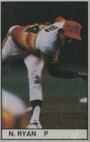 1981 All-Star Game Program Inserts-Hand Cut # Nolan Ryan Baseball Card