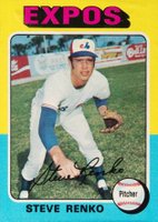 1975 Topps #34 Steve Renko Baseball Card