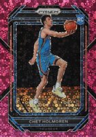 2022 Panini Prizm #266 Chet Holmgren Pink Fast Break Basketball Card
