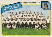 1980 Topps #112 White Sox Team Baseball Card