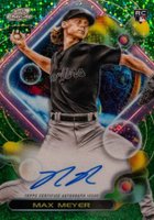 2023 Topps Cosmic Chrome Cosmic Chrome Autograph #MM Max Meyer Green Space Dust Baseball Card
