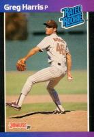 1989 Donruss #34 Greg W.Harris Baseball Card