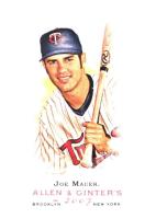 2007 Topps Allen & Ginter #165 Joe Mauer Baseball Card