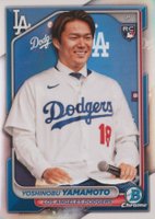2024 Bowman Chrome #73 Yoshinobu Yamamoto SP Baseball Card