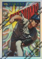 1996 Finest #59 Hideo Nomo Refractor w/Coating Baseball Card