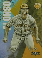 2019 Topps Fire #128 Pete Alonso Gold Minted Baseball Card