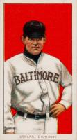 1909 White Borders Polar Bear #469 Sam Strang Baseball Card