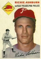 1954 Topps #45 Richie Ashburn Baseball Card