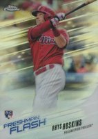 2018 Topps Chrome Freshman Flash #FF-2 Rhys Hoskins Baseball Card