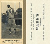 1916 Wares #92 Fielder Jones Baseball Card