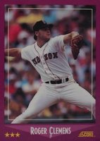 1988 Score Glossy #110 Roger Clemens Baseball Card