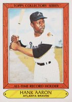 1985 Woolworth #1 Hank Aaron Baseball Card