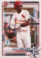 2021 Bowman 1st Edition #BFE146 Jordan Walker Baseball Card