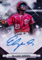 2023 Bowman Sterling Prospect Autographs #PAEG Elijah Green Baseball Card
