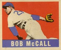 1948 Leaf #57 Bob McCall Baseball Card