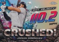 2024 Topps Chrome Update Crushed #CR3 Jasson Dominguez Baseball Card