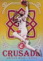 2016 Panini Excalibur Crusade #36 Dwyane Wade Gold Basketball Card