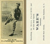 1916 Wares #21 Joe Bush Baseball Card