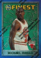 1995 Finest #229 Michael Jordan Refractor w/Coating Basketball Card