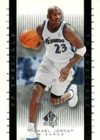 2002 SP Authentic #110 Michael Jordan Basketball Card