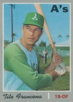 1970 Topps #663 Tito Francona Baseball Card