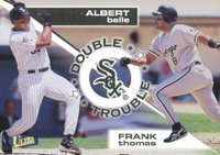 1998 Ultra Double Trouble #6 Albert Belle/Frank Thomas Baseball Card