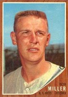 1962 Topps #293 Bob Miller Baseball Card
