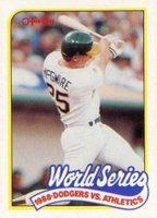 1989 O-Pee-Chee #174 Mark McGwire Baseball Card