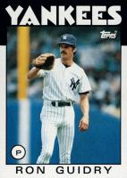 1986 Topps #610 Ron Guidry Baseball Card