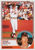 1983 Topps #263 Renie Martin Baseball Card