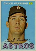 1967 Topps #8 Chuck Harrison Baseball Card