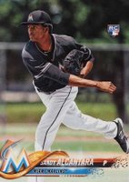 2018 Topps #594 Sandy Alcantara Baseball Card