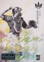 2022 Panini Diamond Kings #171 Cal Raleigh Artist Proof Blue Baseball Card