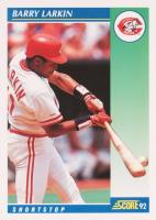 1992 Score #100 Barry Larkin Baseball Card