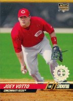 2008 Stadium Club #112 Joey Votto Tossing-1st Day Issue-Unnumbered Baseball Card
