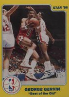 1986 Star Best of the New/Old # George Gervin Basketball Card