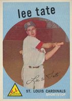 1959 Topps #544 Lee Tate Baseball Card