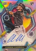 2023 Topps Cosmic Chrome Cosmic Chrome Autograph #CCA Corbin Carroll Baseball Card