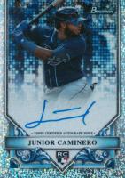 2024 Bowman Sterling Rookies Autographs #RAJC Junior Caminero Speckle Refractor Baseball Card