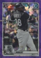 2020 Bowman Chrome Sapphire Edition #BCP150 Luis Robert Purple Baseball Card