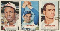 1965 Bazooka Panel #11 Robinson/Koufax/Colavito Baseball Card