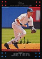 2007 Topps #301 Derek Jeter Baseball Card