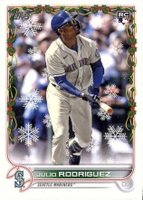 2022 Topps Holiday #HW44 Julio Rodriguez Baseball Card