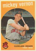 1959 Topps #115 Mickey Vernon Baseball Card