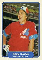 1982 Fleer #185 Gary Carter Baseball Card